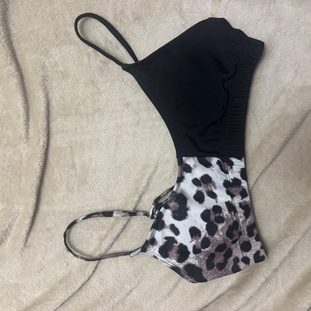 Leopard Bikini Top